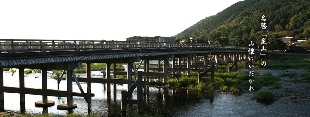 名勝「嵐山」の風景