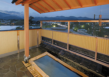 嵐山のホテル「露天風呂」