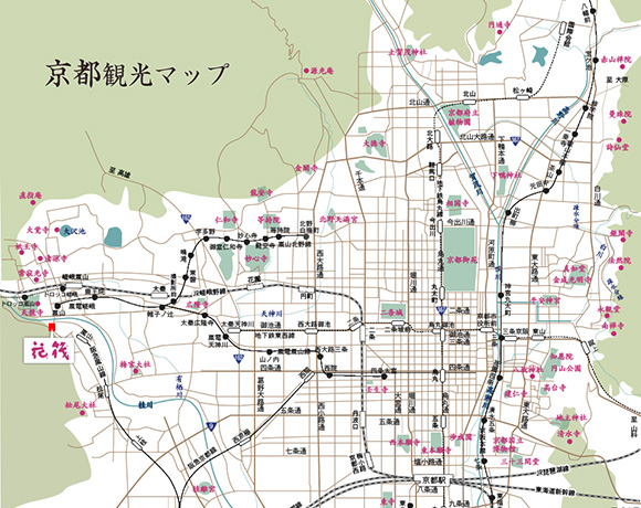 京都観光マップ